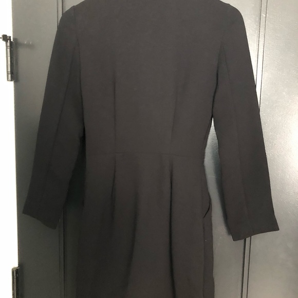 Black dress with diamond buttons . - Picture 7 of 7